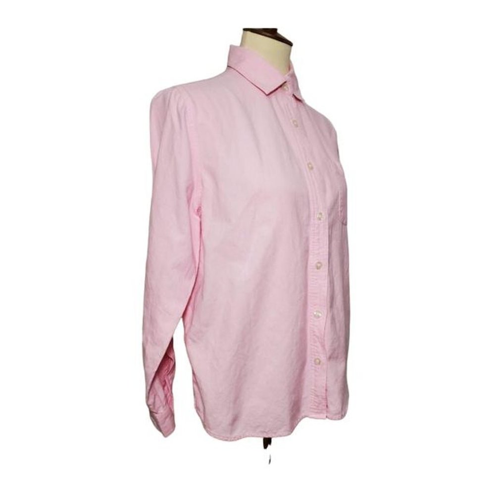 Blair Soft Pink Button Down Blouse Medium